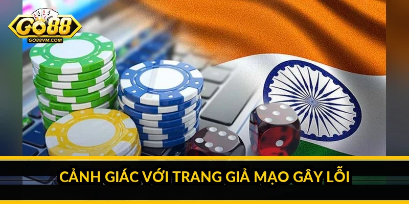 Cảnh giác với trang giả mạo gây lỗi